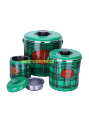 Nice Day 4-Piece Plastic Food Casserole Set, Green