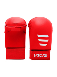 Evolve 24cm Karate Gloves Unisex, Red