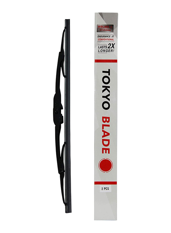 

Tokyo Endurance Conventional Type Wiper Blade, 18-inch, 2 Pieces