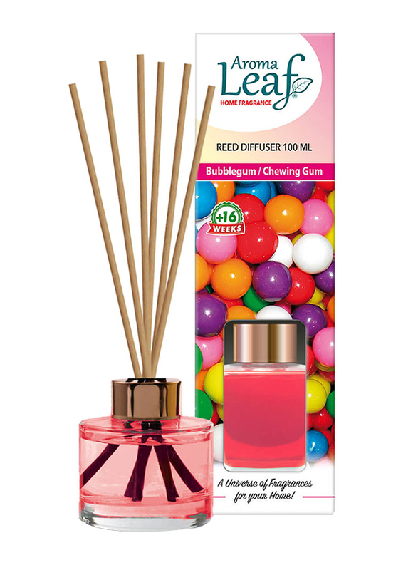 

L&D Aroma Leaf Mikado Air Freshener, Bubble Gum