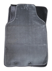 Car Mart Universal Cashmere Magic Backing Mat, 3 Pieces Grey