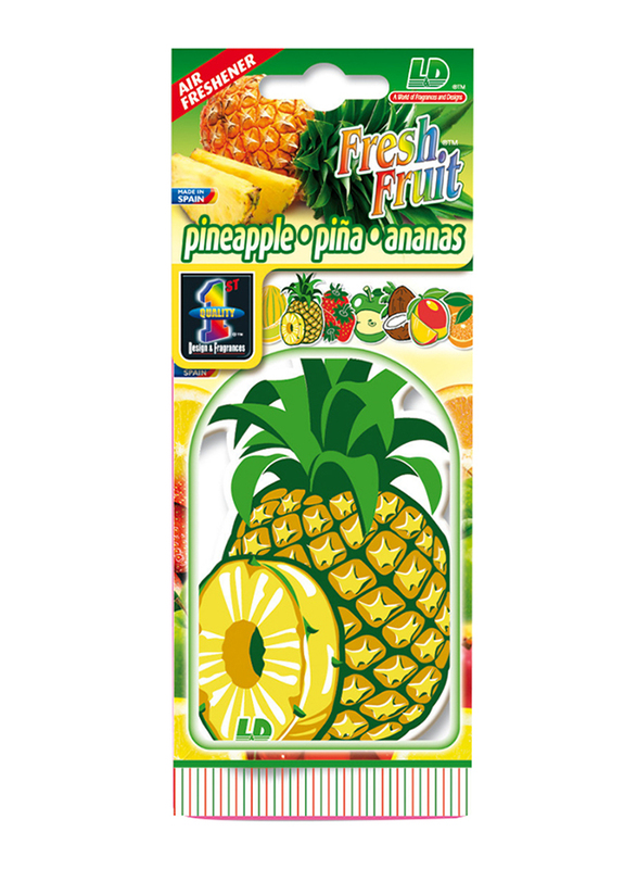 

L&D Fresh Fruit Perfume Exhibitor Air Freshener, Pine Apple