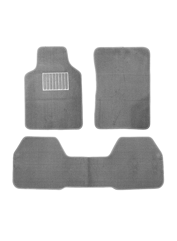 

Car Mart Universal Car Mat Set, 3 Pieces, Grey