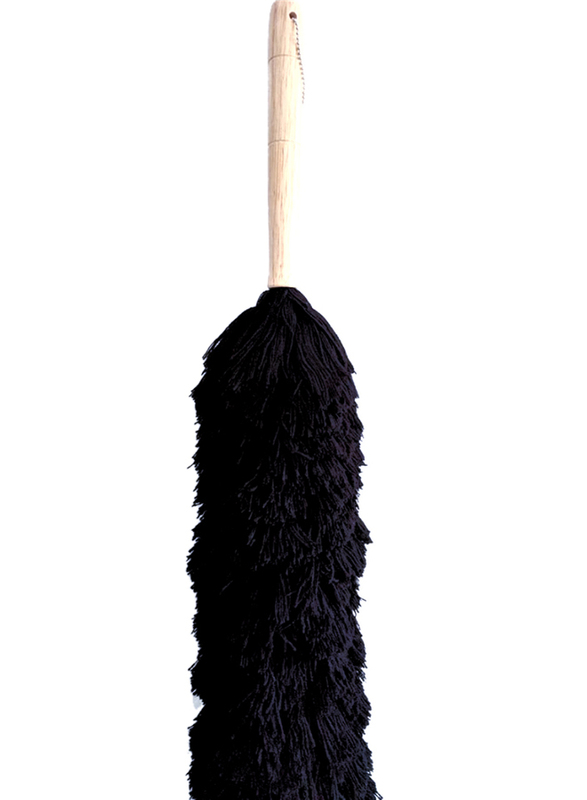 

Car Mart 72cm Duster with Wooden Handle, RT-C6802, Black
