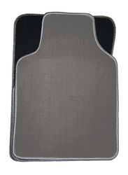 Car Mart Universal Carpet Mat, 5 Pieces, Grey