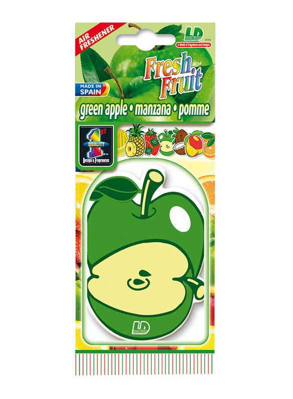 

L&D Fresh Fruit Perfume Exhibitor Air Freshener, Green Apple