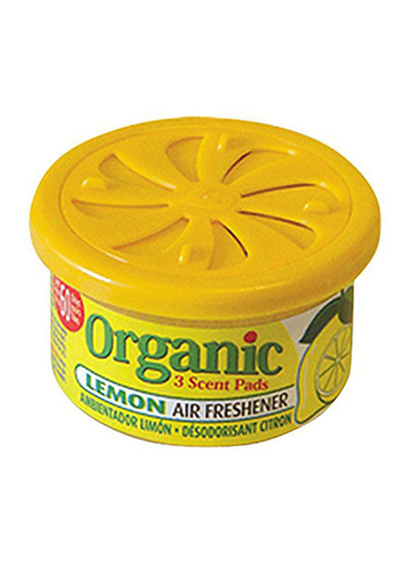 

L&D Organic Can Car Air Freshener, Lemon