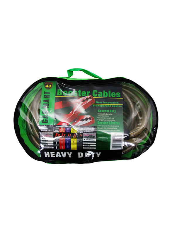 

Car Mart Heavy Duty Booster Jumper Cable, 700 AMP, Clear