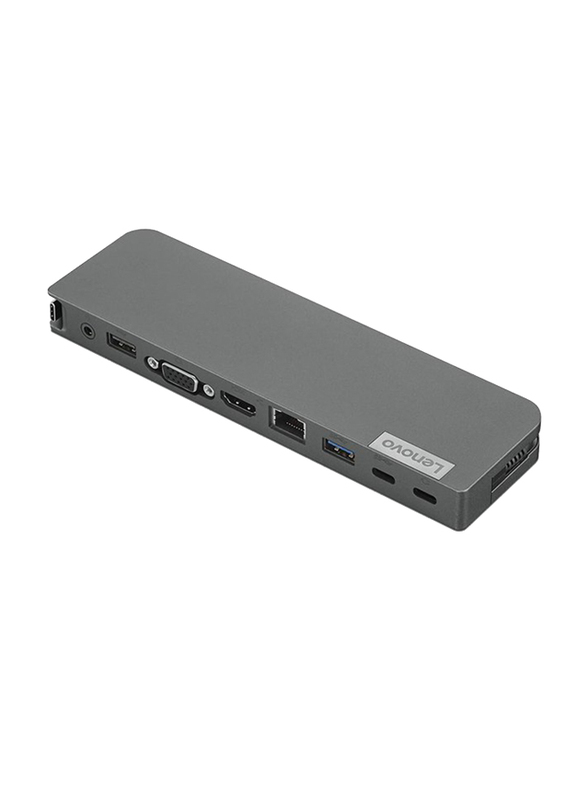 

Lenovo Mini Portable Dock With HDMI, VGA, USB-C, G0a70065us, Grey