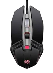 HP M270 Wired Optical Gaming Mouse, Black/Grey