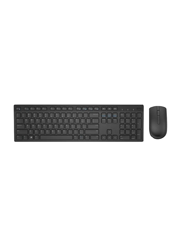 

Dell KM636 Wireless English Keyboard and Mouse Set, Black
