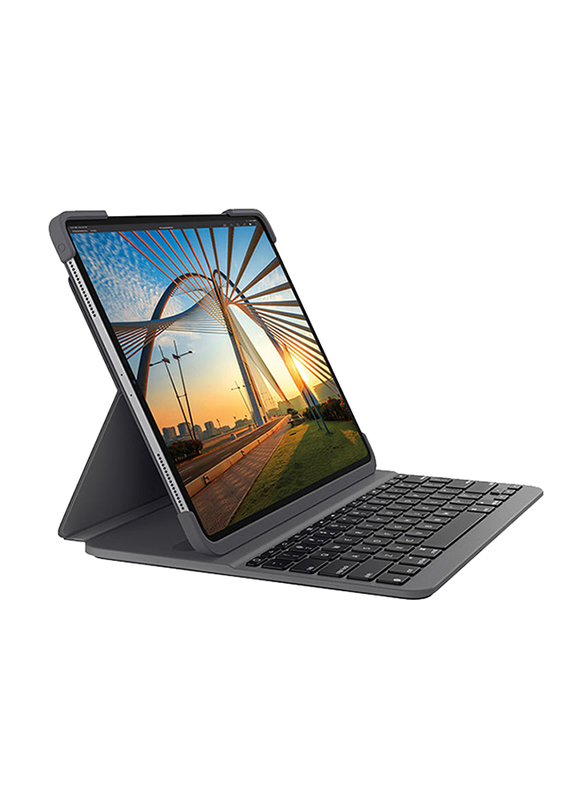 

Logitech Bluetooth Slim Folio Pro Tablet Keyboard for iPad Pro 12.9-inch, Black