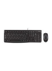 Logitech MK120 English Keyboard and Mouse Combo Set, Black