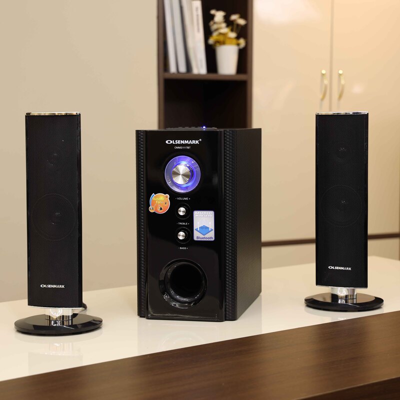 Olsenmark 2.1 Channel Home Theatre System, OMMS1117, Black
