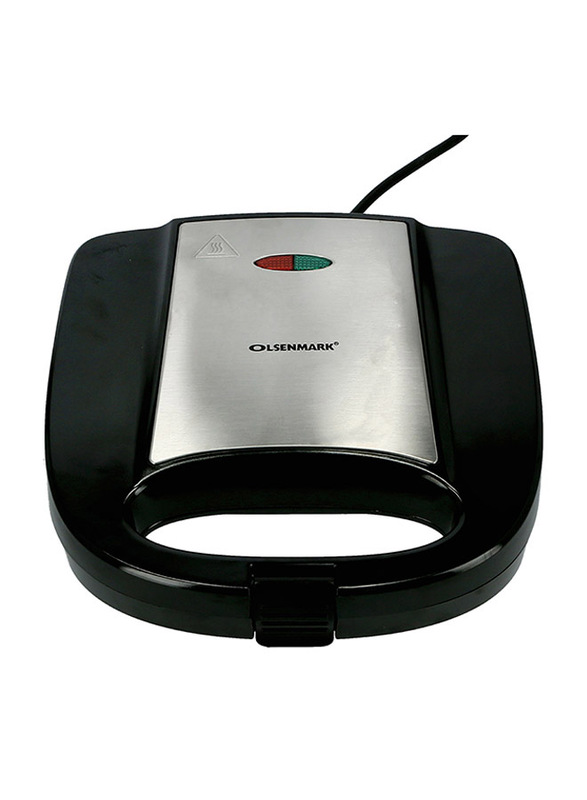 

Olsenmark Non-Stick Coated Grill Sandwich Maker, 750W, OMGM2320, Silver/Black