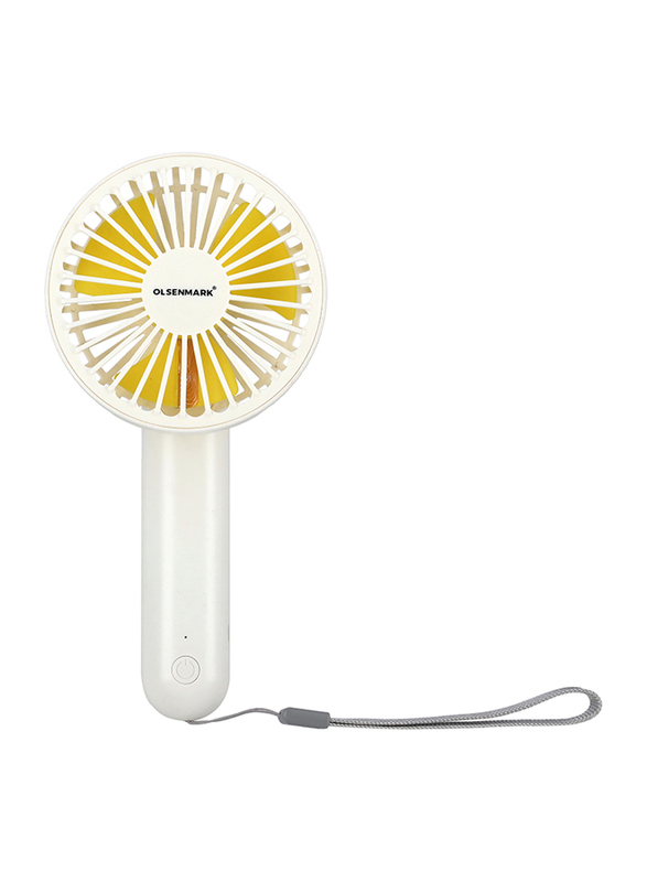 

Olsenmark Rechargeable Mini Fan, OMF1801, White