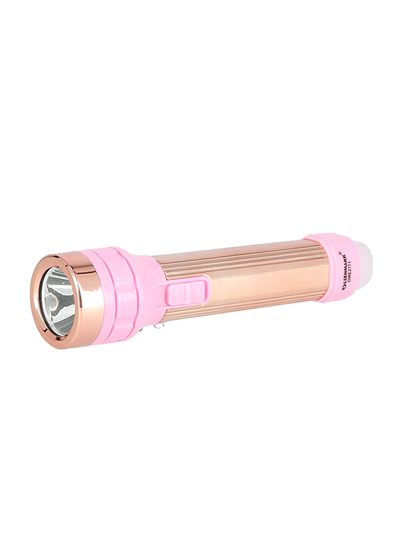 Olsenmark Rechargeable LED Emergency Light, OME2771, Rose Gold/Pink