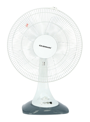 Olsenmark 16-inch Table Fan, 60W, OMF1699, Grey/White