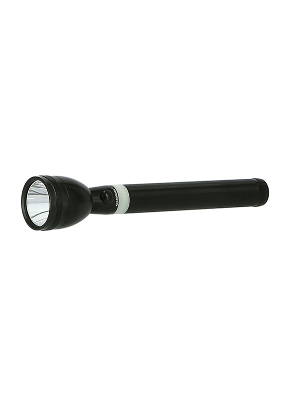 Olsenmark Rechargeable LED Flashlight, 289mm, OMFL2503, Black/White