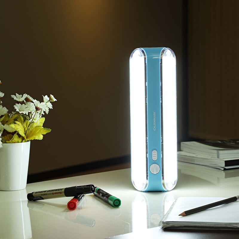 Olsenmark Rechargeable LED Emergency Lantern, OME2696, Blue