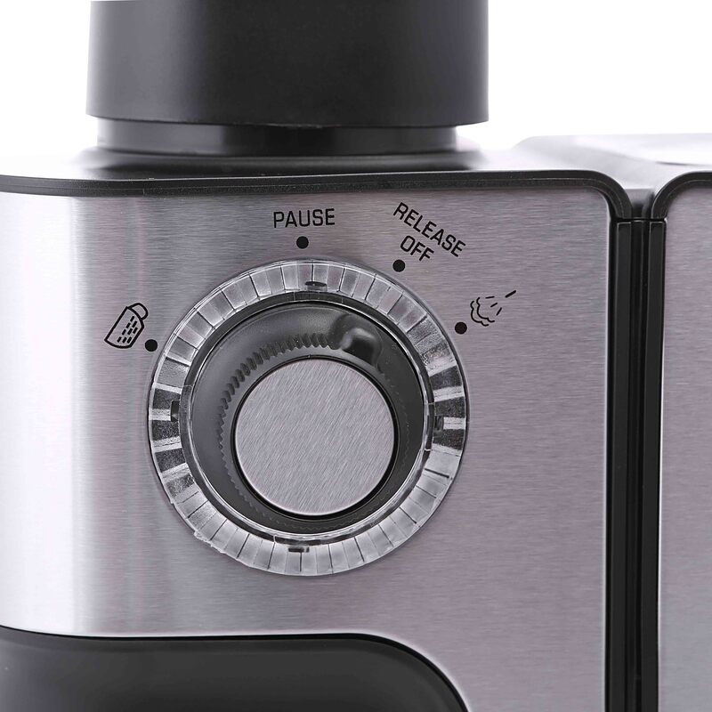 Olsenmark 240ml Multi-Function Cappuccino Maker Coffee Machines, OMCM2342, Silver/Black