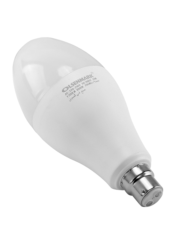 Olsenmark LED Energy Saving Bulb, 20W, OMESL2732, White