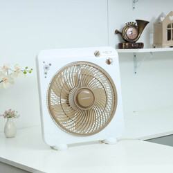 Olsenmark 12-inch Electric Box Fan, 45W, OMF1759, Brown