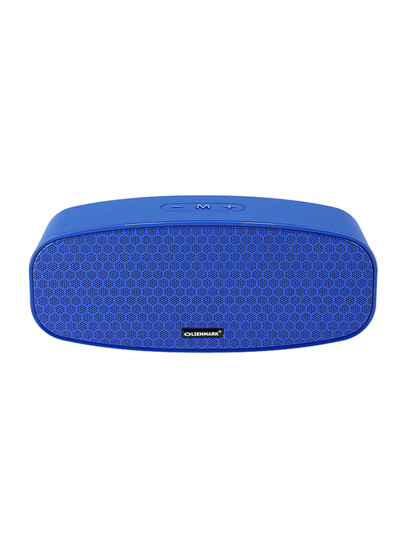 

Olsenmark Portable Powerful Bass 5.0 Bluetooth Speaker with Light, OMMS1206, Blue