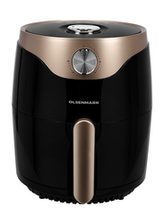 Olsenmark 2.8L Powerful Digital Air Fryer, 1400W, OMAF2448, Black/Rose Gold