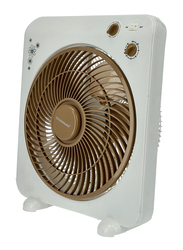 Olsenmark 12-inch Electric Box Fan, 45W, OMF1759, Brown