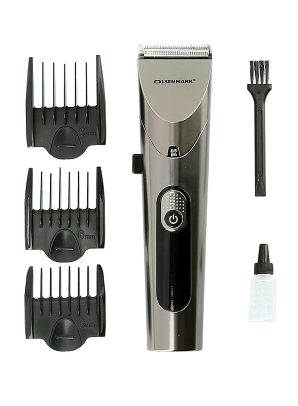 

Olsenmark IPX6 Waterproof Professional Hair Trimmer, OMTR4079, Silver