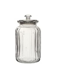 Utopia Viva Ribbed Storage Jar, 52.75oz