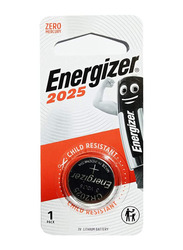 Energizer 3V Lithium Coin Batteries, ECR 2025 BP1, Silver