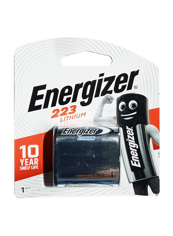 

Energizer Ultimate Lithium 6V Batteries, 223A 6VCR-P2, Silver