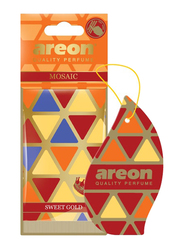 Areon Mosaic Sweet Gold Car Air Freshener, Multicolour