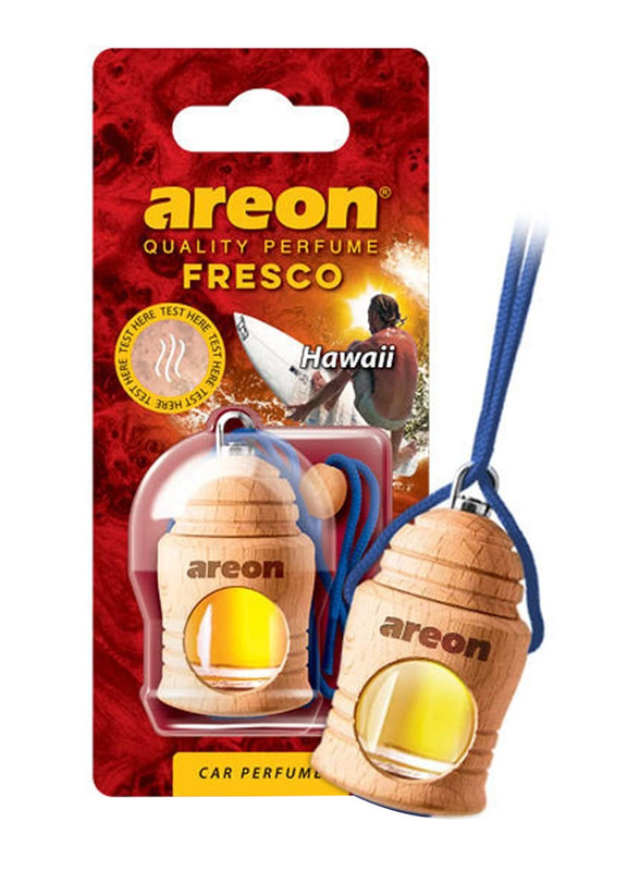 

Areon Fresco Ean Hawai Car Air Freshener, Yellow