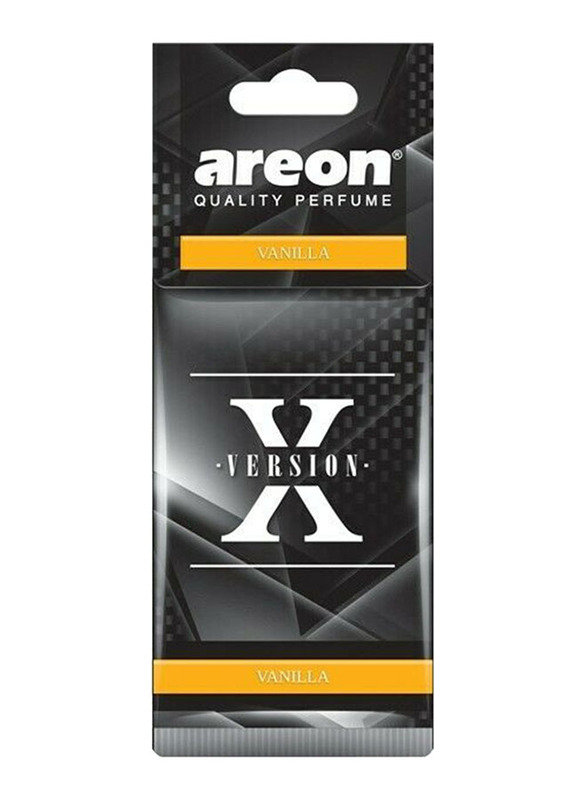 

Areon X Version Vanilla Car Air Freshener, Black