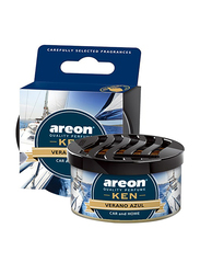 Areon 35gm Ken Verano Azul Car Air Freshener Gel, Blue