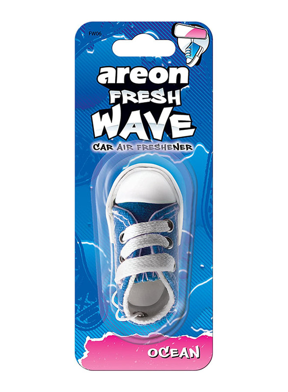 

Areon Fresh Wave Ocean Car Air Freshener, Blue