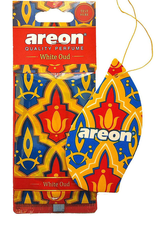 

Areon Orient White Oud Car Air Freshener, Multicolour