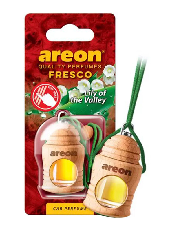 

Areon Fresco Lily Of The Valley Car Air Freshener, Yellow