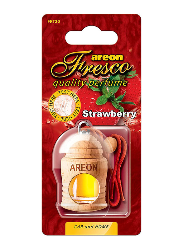 

Areon Fresco Ean Strawberry Car Air Freshener, Yellow