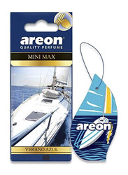 Areon Mini Max Verano Azul Car Air Freshener, Blue