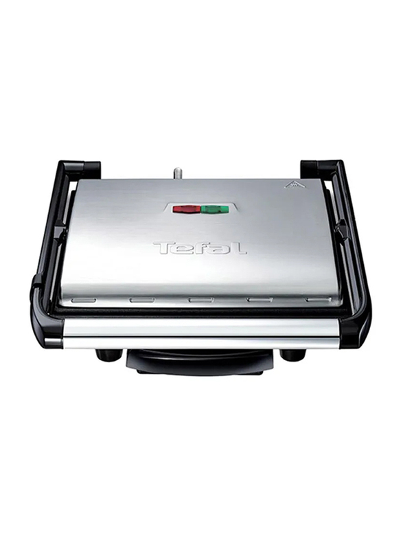 

Tefal Portable Grill & Panini Maker, 2000W, GC241D28, Silver/Black