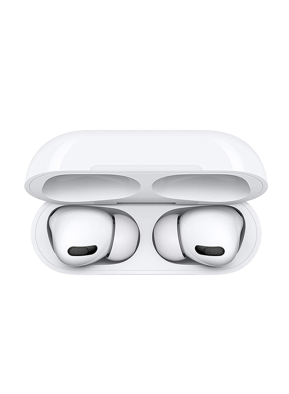 Apple AirPods Pro Noise Cancelling Earphones with Wireless Charging Case, White