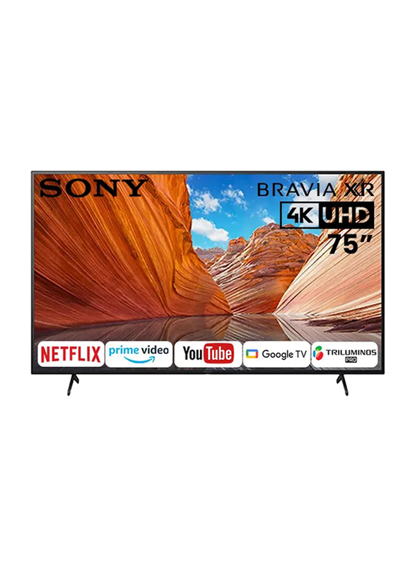 

Sony 75-inch 4K UHD LED Android TV with High Dynamic Range (HDR) KD75X80J/BJ Black, KD75X80J/BJ, Black