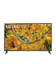 LG 43-inch 4K UHD LED UP75 Series Smart TV with Active HDR WebOS Smart AI ThinQ, 43UP7550PVG.FU, Black