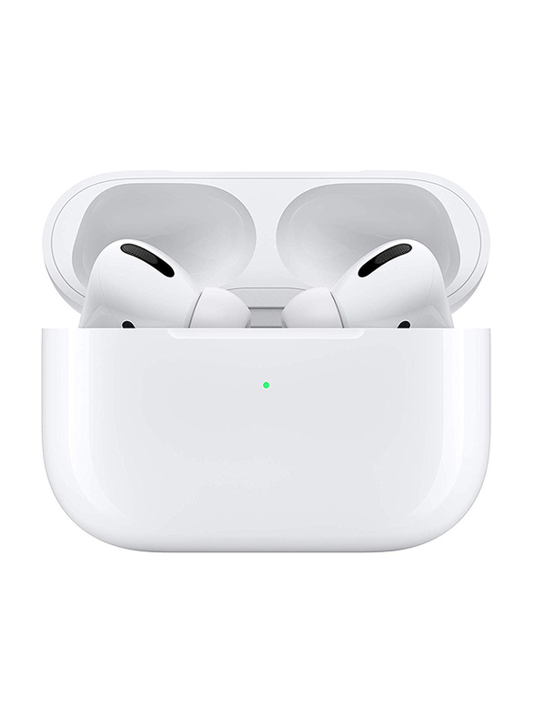 Apple AirPods Pro Noise Cancelling Earphones with Wireless Charging Case, White