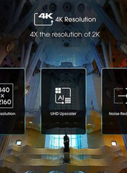 Hisense 55-inch 4K UHD LED Smart TV, 55A62GS, Black
