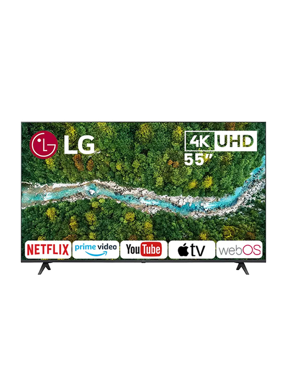 LG 55-Inch 4K UHD Cinema Screen Design LED Smart TV, 55UP7750PVB.FU, Black